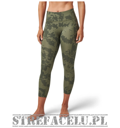Legginsy damskie 5.11 PT-R KAIA CAPRI kolor: RNGR GRN CAM