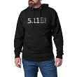Men's Hoodie, Manufacturer : 5.11, Model : Topo Logo Legacy Hoodie, Color : Black - 2