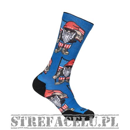 Skarpety 5.11 SOCK AND AWE PATRT GNOME kolor: MULTI