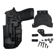 Kabura IWB/OWB Druid do Sig P320 OR, Ambidextrous, kydex, kolor: carbon - 2