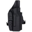 Kabura zewnętrzna prawa do pistoletu Springfield H11/Hellcat PRO OR, RH OWB kydex, kolor: czarny - 2