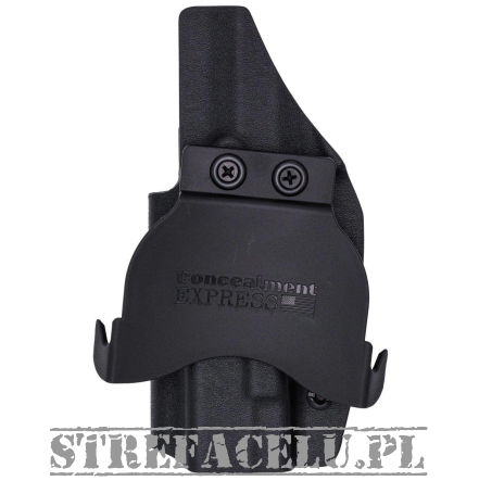 Kabura zewnętrzna prawa do pistoletu Springfield H11/Hellcat PRO OR, RH OWB kydex, kolor: czarny