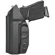 IWB Holster, Compatibility : Walther PPK/S, Manufacturer : Concealment Express, Material : Kydex, Color : Black - 2