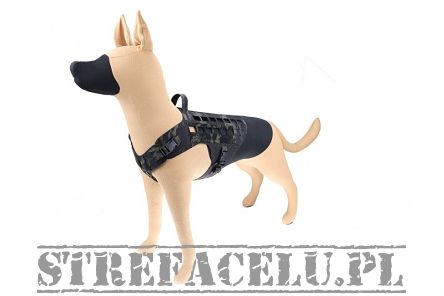 Uprząż - szelki dla psa K9 Drago Harness , Kolor: Multicam Black, Raptor Tactical, (Wybór rozmiarów)