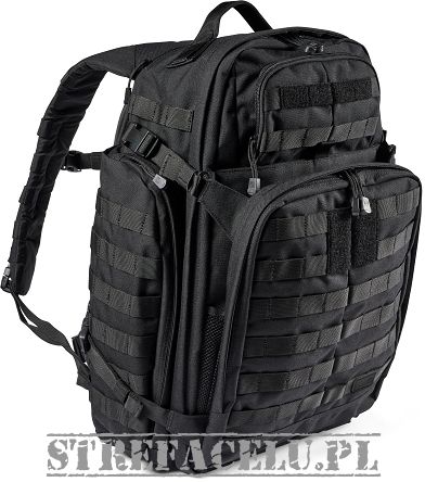 Backpack, Manufacturer : 5.11, Model : Rush 72 - 2.0 Backpack 55L, Color : Black