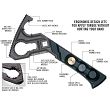 Klucz rusznikarski Armorers Master Wrench do AR-15 - AVAR15AMW - Real Avid - 4