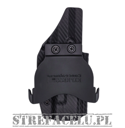 Kabura zewnętrzna lewa do pistoletu Sig Sauer P365 XL OR, LH OWB kydex, kolor: carbon