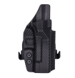 Kabura zewnętrzna lewa do pistoletu CZ P-10C OR, RH OWB kydex, kolor: carbon - 2