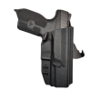 Kabura zewnętrzna prawa do pistoletu IWI Masada, Standard Cut, RH OWB kydex, kolor: czarny - 2
