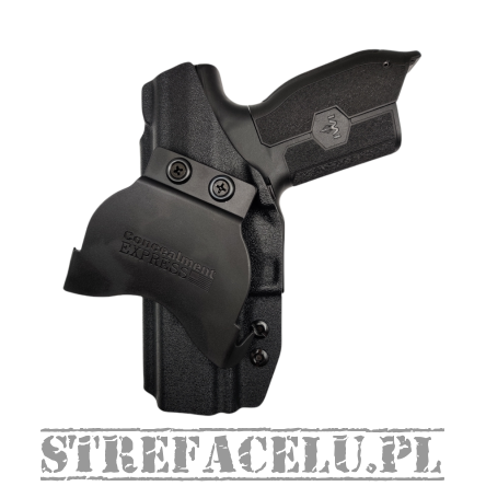 Kabura zewnętrzna prawa do pistoletu IWI Masada, Standard Cut, RH OWB kydex, kolor: czarny