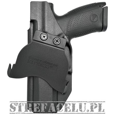 OWB Holster, Compatibility : CZ P-10F, Manufacturer : Concealment Express, Material : Kydex, Color : Black