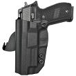 Kabura zewnętrzna lewa do pistoletu Sig Sauer P226 z szyną, LH OWB kydex, kolor: czarny - 2