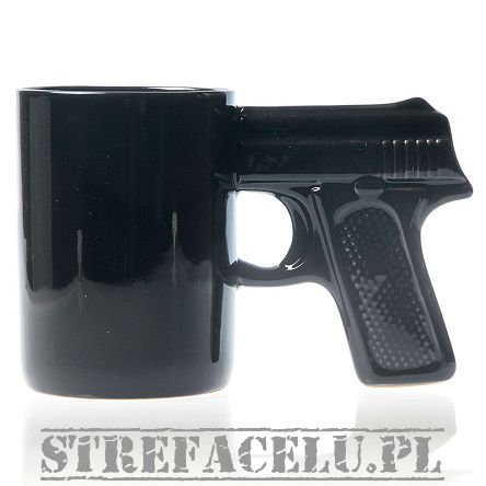 Gun Mug black - 375ml