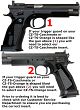 Race Master / Alpha-X Insert Block Assembly for CZ TS Orange - 5