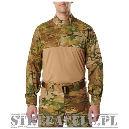 Men's Shirt, Manufacturer : 5.11, Model : Stryke Tdu Rapid Multicam Long Sleeve Shirt, Camouflage : Multicam