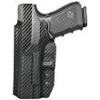Kabura IWB Kydex Glock 19/19X/23/32/45- Carbon. Wew. Prawa - Concealment Express GLK-192332-CF-RH-VAR - 2