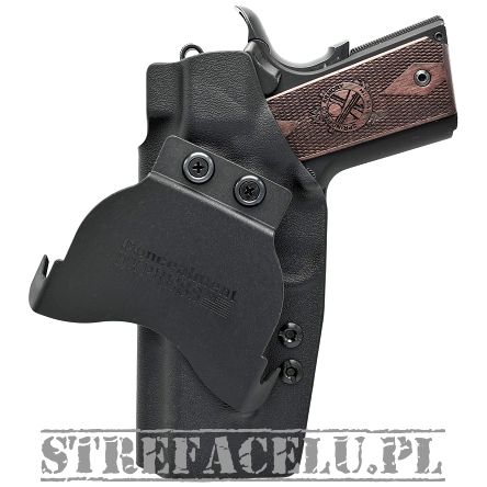 OWB Holster, Compatibility : 1911 Commander Without Rail, Manufacturer : Concealment Express, Material : Kydex, Color : Black