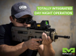Kolimator Meprolight MOR IR/Green Laser (M&P) Bullseye 2,2 MOA, Picatinny QD - 17