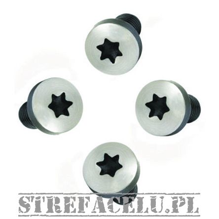 Śruby okładzin BUL 1911 kpl. 4 szt. - Grip Screw Stainless Steel Two Tone #10117