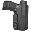 Kabura wewnętrzna lewa do pistoletu Walther PPS M2, LH IWB kydex, kolor: czarny - 2