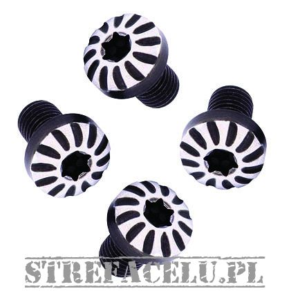 Śruby okładzin BUL 1911 kpl. 4 szt. - Grip Screw Stainless Steel Strips #10111