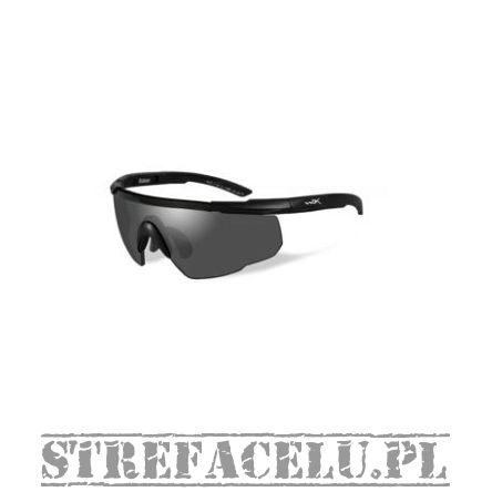Okulary WileyX Saber Adv. Smoke Lens 302 / Matte Black Frame w/Bag