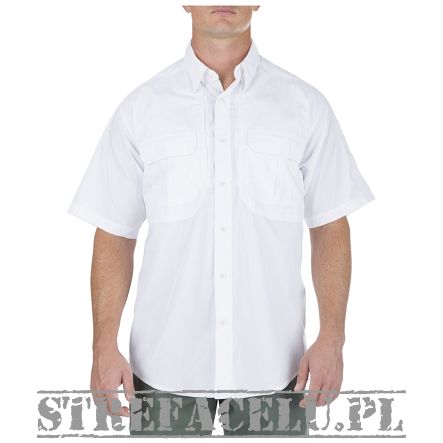 Men's Shirt, Manufacturer : 5.11, Model : Taclite Pro Short Sleeve Shirt, Color : White