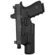 Kabura wew. X-FER do pistoletu z latarką Surefire X300U, IWB kudex tucable, kolor: czarny - 2