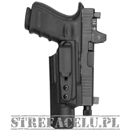 Kabura wew. X-FER do pistoletu z latarką Surefire X300U, IWB kudex tucable, kolor: czarny