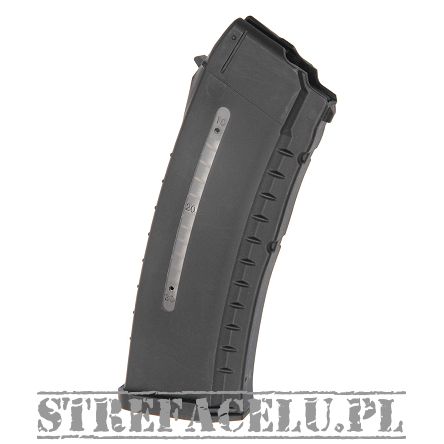 Magazynek łukowy 30 nabojowy do AK74 z oknem polimerowy czarny - IMI-Z7430W