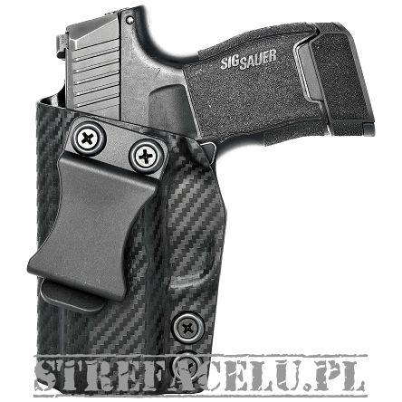 Kabura IWB Kydex Sig P365 - Carbon. Wew. Lewa - Concealment Express SSR-P365-CF-LH-VAR