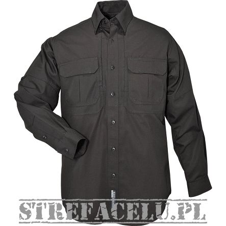 Men's Shirt, Manufacturer : 5.11, Model : Long Sleeve Tactical Shirt, Color : Black
