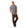 Men's T-shirt, Manufacturer : 5.11, Model : Triblend Legacy Short Sleeve Tee, Color : Charcoal Heather - 3