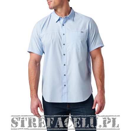 Koszula meska z krotkim rekawem 5.11 WYATT S/S SHIRT kolor: H2O BLUE