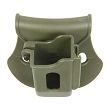 Ładownica ZSP05 Roto Paddle na 1 mag. Glock i HK - IMI Defense Lewa zielona