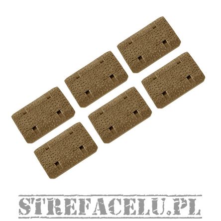 Osłona szyny M-LOK Rail Cover Type 2 (6szt) - Magpul - FDE - MAG603-FDE