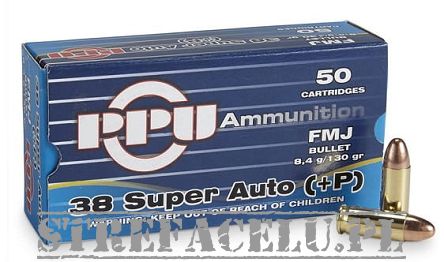 Ammunition PPU - 38 Super Auto FMJ 8,4g // 130grs