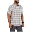 Men's Shirt, Manufacturer : 5.11, Model : Wyatt Short Sleeve Plaid, Color : White Plaid - 3