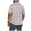 Men's Shirt, Manufacturer : 5.11, Model : Wyatt Short Sleeve Plaid, Color : White Plaid - 4