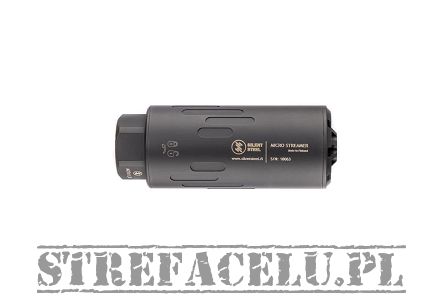 Suppressor, Manufacturer : SilentSteel (Finland), Model : Micro Streamer, Caliber : 9mm, Color : Black