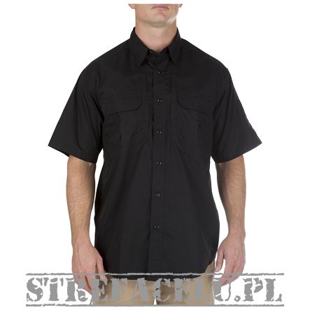 Men's Shirt, Manufacturer : 5.11, Model : Taclite Pro Short Sleeve Shirt, Color : Black
