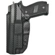 Kabura wewnętrzna prawa do pistoletu Sig Sauer P226 z szyną, RH IWB kydex, kolor: carbon - 2