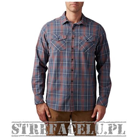 Koszula męska z długim rękawem 5.11 GUNNER PLAID L/S kolor: TURBLNCE PLD