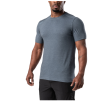 Men's T-Shirt, Manufacturer : 5.11, Model : PT-R Charge Short Sleeve Top 2.0, Color : Turbulence Heather - 3