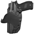 Kabura zewnętrzna prawa do pistoletu Sig Sauer P220 z szyną, RH OWB kydex, kolor: czarny - 2