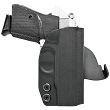 Kabura zewnętrzna prawa do pistoletu Walther PPK/S, RH OWB kydex, kolor: czarny - 2